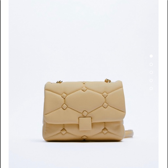 Quilted studded chain crossbody bag new - Picture 1 of 13
